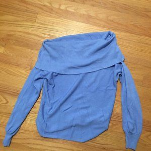 Over the shoulder sweater